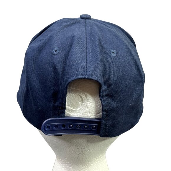 Monterey California Hat Navy Blue Snapback Vintage 90s Y2K Cotton Baseball Cap - Picture 5 of 8